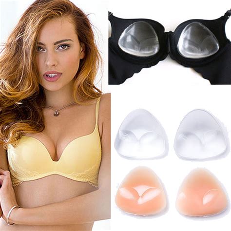 Silicone Bra Breast Gel Enhancers Push Up Pads Chicken Fillets Inserts Bikini Co Ebay