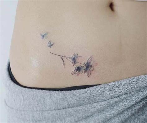 Delicate Flower Hip Tattoo Idea Sexytattoos Hip Tattoo Hip Tattoos Women Flower Hip Tattoos