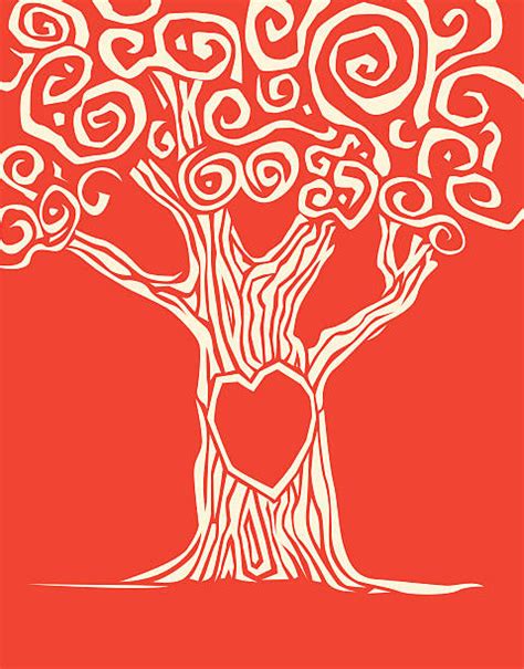 The world's oldest trees are around 5,000 years old. Heart Tree Illustrations, Royalty-Free Vector Graphics ...
