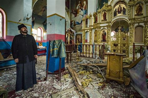 In Pictures The Ukrainian Religious Sites Ruined By Fighting Bbc News