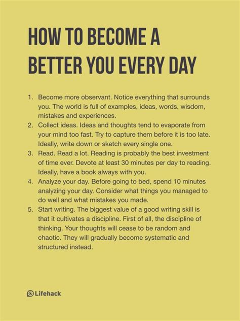 How To Become A Better You Every Day Living Your Best