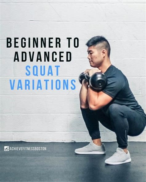 Achieve Fitness On Instagram 7 Beginner To Advanced Squat Variations