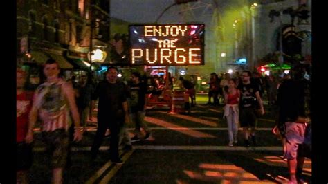 The real question is.would you be brave enough to go out there and do it when other people will be gunning for you as well? THE PURGE HAPPENED!!!! (10-30-14) 307 - YouTube