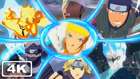 All Wind Style Jutsus And Ultimate Jutsus 4k 60fps Naruto Storm 4 Next