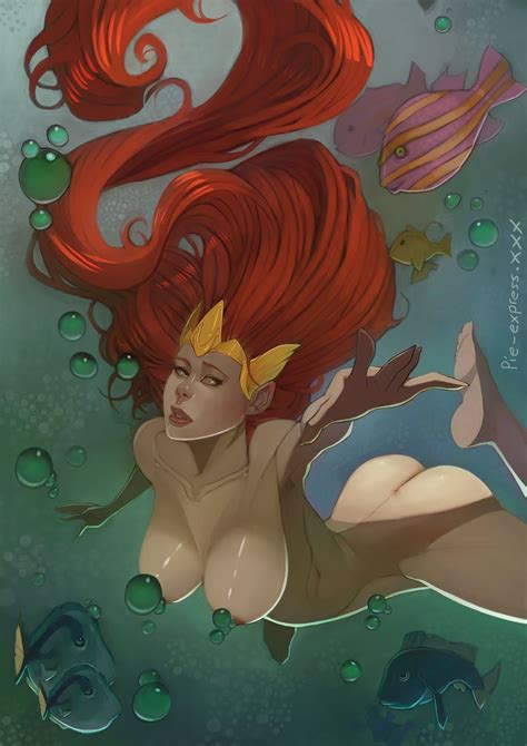 Aquaman S Mera Nude Swim By Pieexpress Hentai Foundry