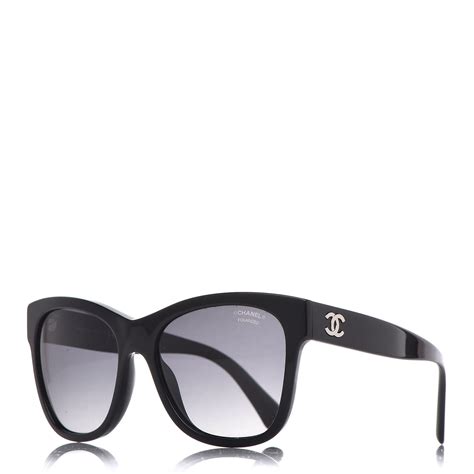 Chanel Square Cc Sunglasses 5380 Black 408414