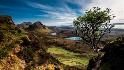 Scotland Trees Mountains Lake Hd Nature 4k Wallpapers Images