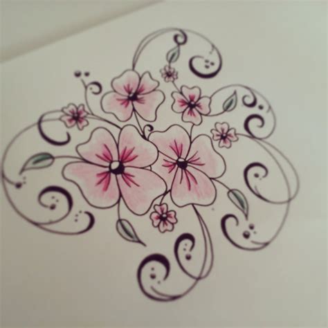 Simple Floral Designs For Drawing At Getdrawings Free Download