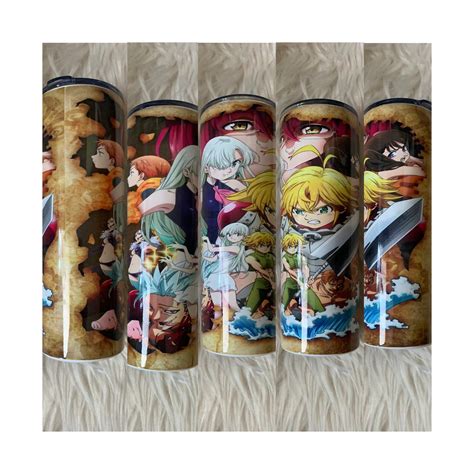 Anime Tumbler Anime Cup With Straw Anime Merch Anime Etsy