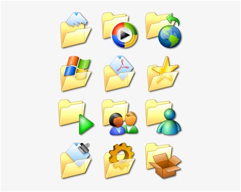 Search Windows Xp Folders Icon Transparent Png 444x592 Free