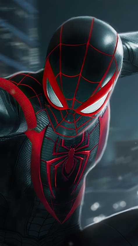 750x1334 Miles Morales Spider Man Black Suit Iphone 6 Iphone 6s