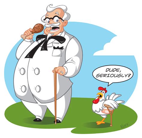 Colonel sanders, episode 22 of meme girls in webtoon. Sketch Book Allstars: Colonel Sanders, that's just wrong!