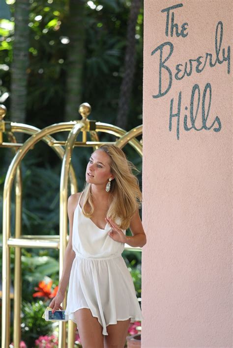 Kimberley Garner Leaves Her Hotel In Beverly Hills Hawtcelebs