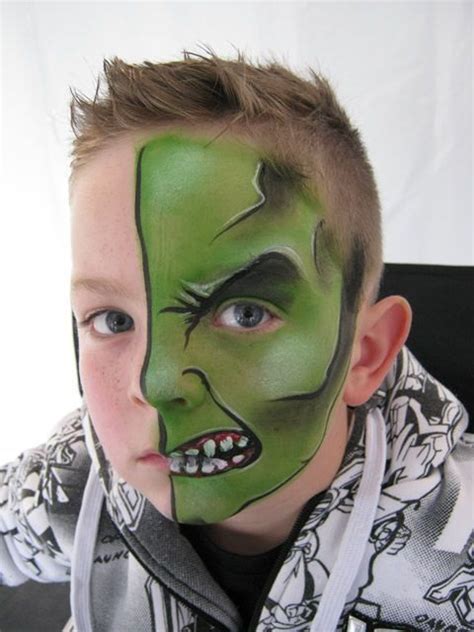 Face Painting Halloween Hulk