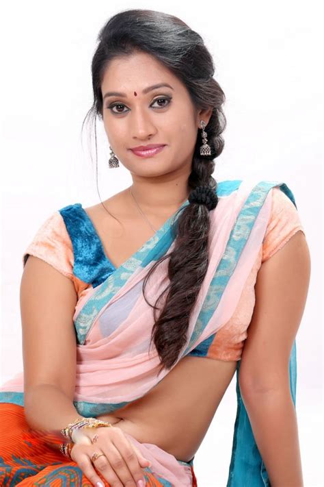 Priyanka Pallavi Sexy Navel Show In Half Saree Hq Pics N Galleries