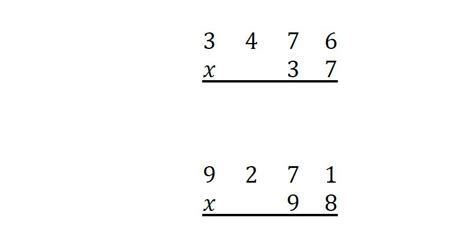 Ejemplos De Multiplicaciones De Dos Cifras Resueltas Nuevo Ejemplo