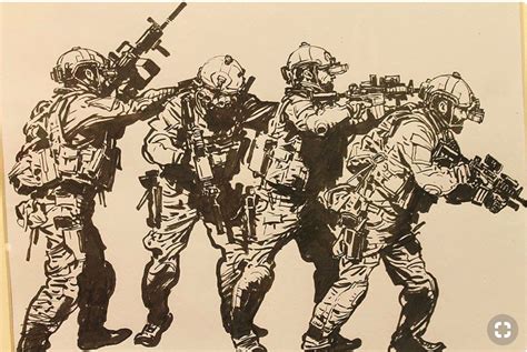 Things Image By Vic Mesa Military Drawings Military Art Military
