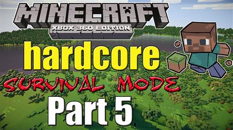 Minecraft Hardcore Survival Mode Living On The Edge Part 5 Youtube
