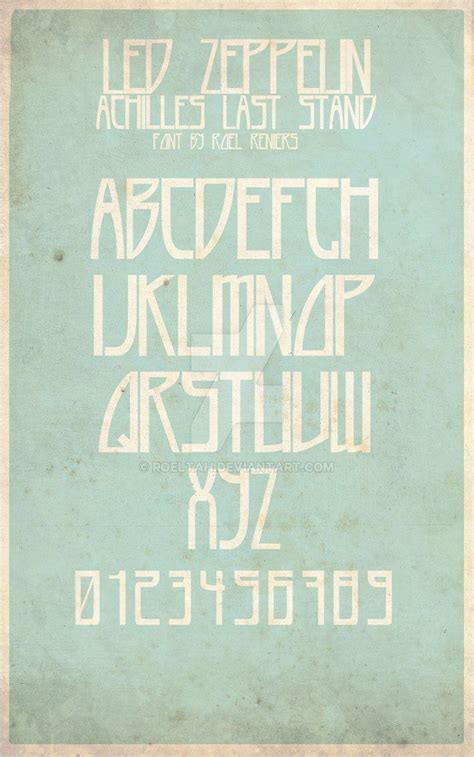 We are providing led zeppelin font here for free that includes free font, yard birds logo font, zepplin font, futuristic font, display font, & typefaces. Pin by Caroline Tippett on font style | Lettering ...
