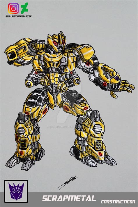 Scrapmetal Transformers Battle Machine By Guillermotfmaster On Deviantart