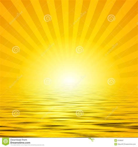 Sunshine Over Water Royalty Free Stock Photography - Image: 8196587