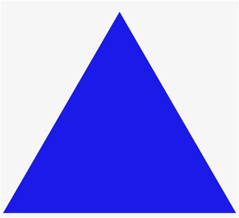 Open Triangle Color Blue Free Transparent Png Download Pngkey