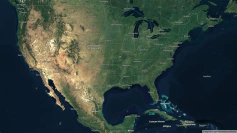 Satellite Map Usa Usa Map