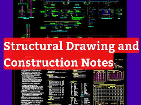 Structural Drawing And Construction Notes For Your Structure Upwork