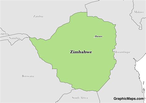 Located in the heart of southern africa, between the zambezi and limpopo rivers, they are testament to a culture of great wealth and great architectural skill. Zimbabwe / GraphicMaps.com