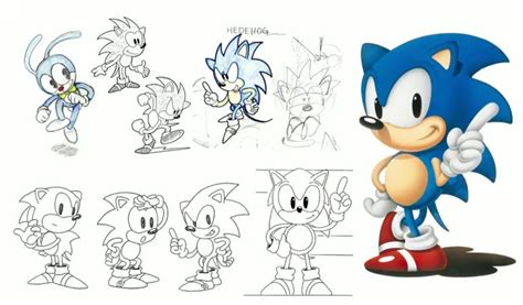 A Look At Classic Sonics Design And Artwork Sonic The Hedgehog Amino