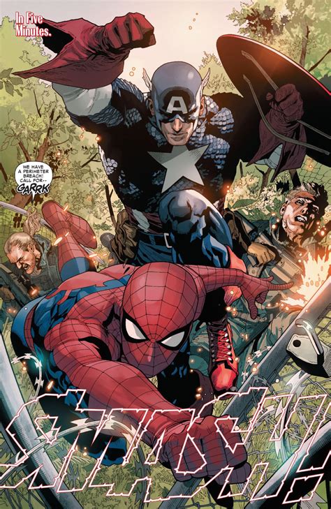 Spider Man And Captain America By Leinil Yu Marvel Comic Universe