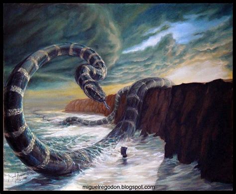 Jormungand The Serpent Of Midgard World Serpent Norse Mythology