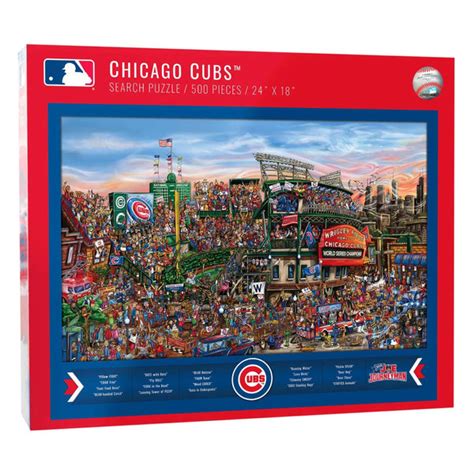 Chicago Cubs Joe Journeyman 500 Piece Puzzle Wrigleyville Sports