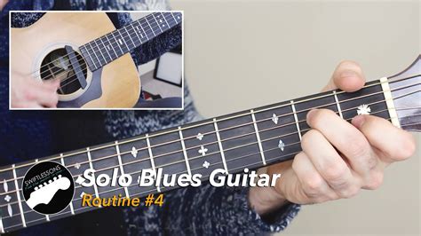 solo blues guitar lesson common chords licks and turnarounds routine 4 youtube