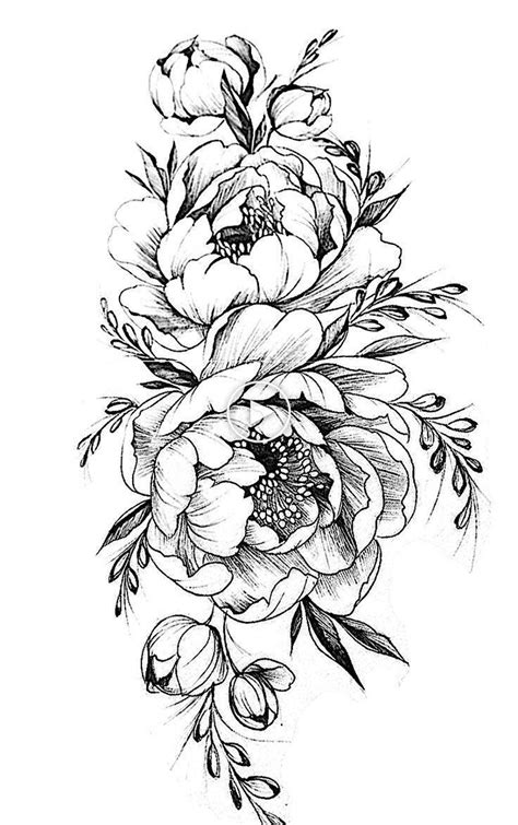 Pattern Flower Drawing With Color Best 25 Flower Tattoo Designs Ideas