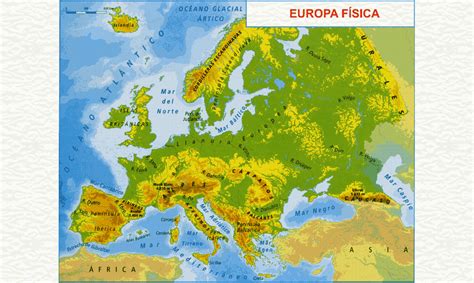 Mapa Fisico Interactivo De Europa