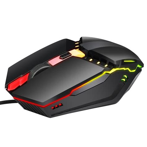 Hxsj S200 Wired Usb 1600 Dpi Optical Gaming Mouse 4 Buttons Computer