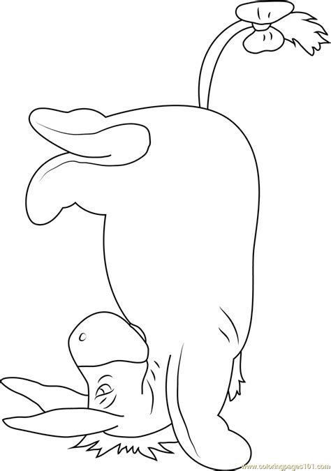 Eeyore Coloring Page For Kids Free Eeyore Printable
