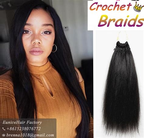 New 2020 braided hairstyles : Best Synthetic braiding hair yaki straight Human feeling ...