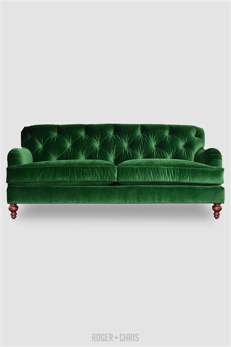 Green Velvet Sofa Green Velvet Tufted Sofa A Brand New Classic A Traditional Trailblazer