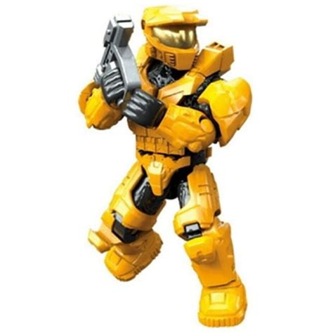 Mega Construx Halo Clash On The Ring Micro Action Figures Yellow