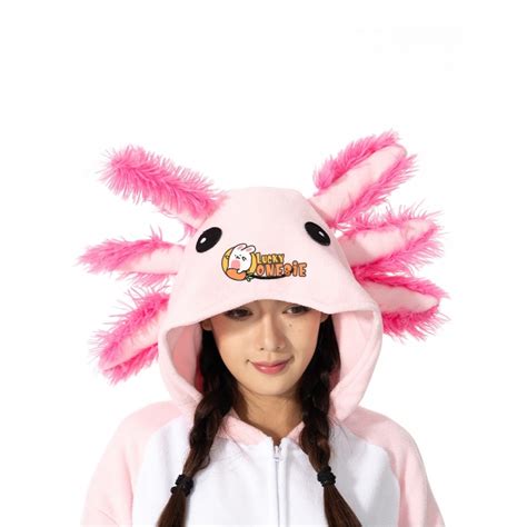 Pink And Yellow Axolotl Halloween Duo Costume For Adults Couples Cute