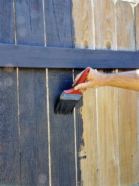 Spray painting your fence is fast and easy. How to Paint a Fence | HGTV