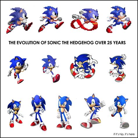 The Evolution Of Sonic The Hedgehog In 2023 Sonic The Hedgehog Sonic