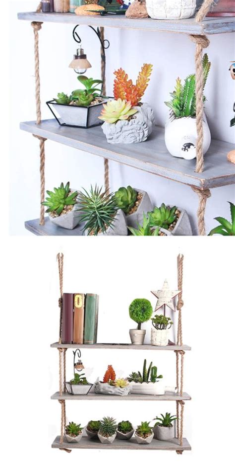 How To Bring A New Look In Your Home Decor With A Hanging Diy Shelf