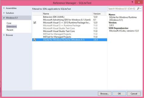 Working With Sqlite In Windows Store Apps