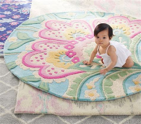 Our rugs come in a wide variety of sizes and materials to compliment any space. Adrianna Floral Rug | Pottery Barn Kids