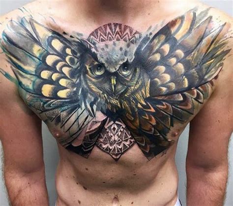70 Owl Tattoos For Men Creature Of The Night Designs
