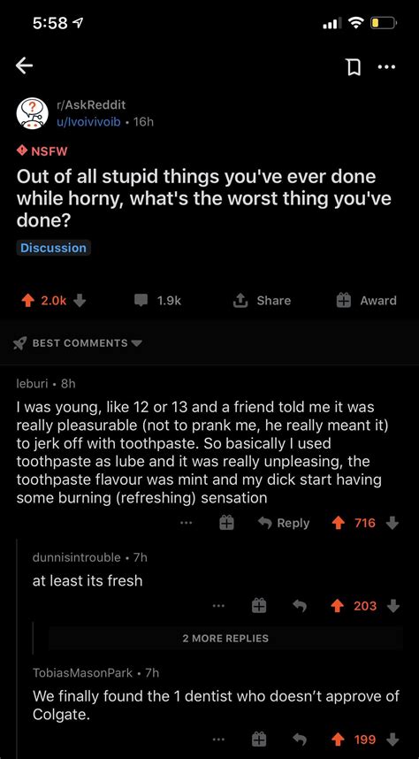 Cursed Toothpaste Rcursedcomments