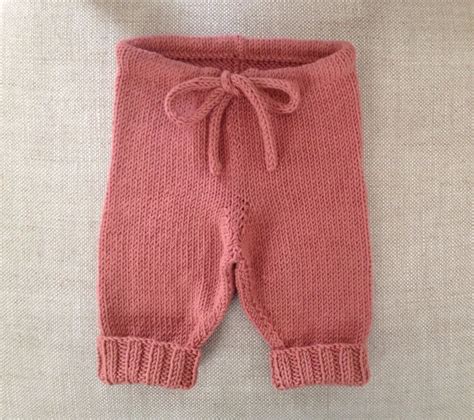 Custom Madehand Knit Baby Pants With Icord By Knitsiebitsie 3000